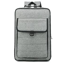 Сумка ноутбука серого рюкзака ноутбука холста полиэстера материального многофункциональная