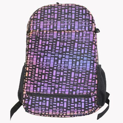Рюкзак студента нейлона решетки пурпура девушек дневной