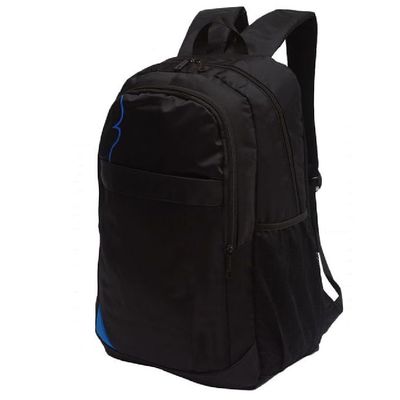 Облегченная черная сумка рюкзака школы полиэстера