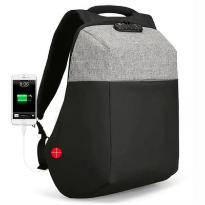 Прочный полиэстер рюкзака ноутбука Усб деловых поездок водоустойчивый