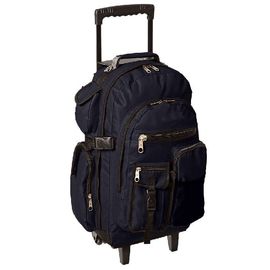 Рюкзак полиэстера черноты дизайна высокого стандарта/вагонетка перемещения укладывают рюкзак