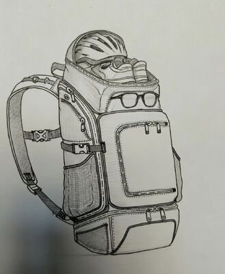 Спортивная сумка для улицы с индивидуальным дизайном и дышащей тканью, 5 просторных отделений для походов и кемпинга