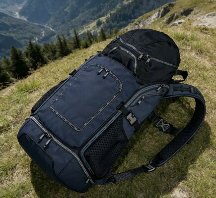 5 отсеков спортивный рюкзак на открытом воздухе с сетчатой задней панелью для дыхания - легкий рюкзак для спортзала для путешествий и походов