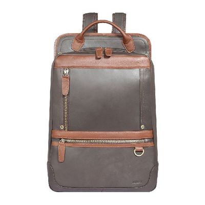Первый слой Cowhide кожаный рюкзак ноутбука офиса 15,6 дюймов для перемещения
