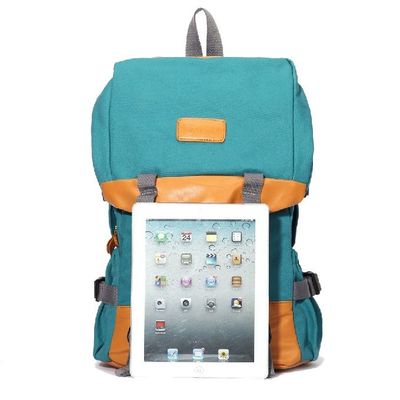 Unisex винтажный рюкзак рюкзака школы холста