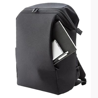 Черный полиэстер рюкзака ноутбука перемещения дела случайный водоустойчивый