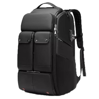 Водоустойчивый изготовленный на заказ черный ноутбук офиса Оксфорда кладет подходящий рюкзак в мешки ноутбука 17 дюймов