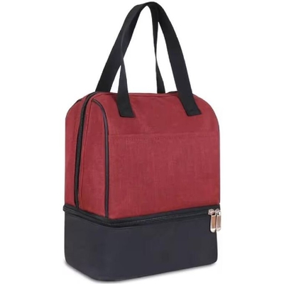 Водонепроницаемая многоразовая двойная резьба Офисная школа Внешний Женщины Мужчины Обеденный пакет Изолированный прохладитель