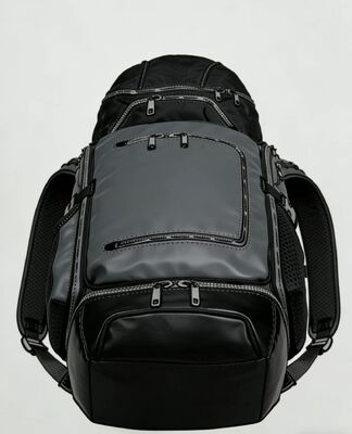 Конфигурационный логотип наружной спортивной сумки с водонепроницаемым полиэстером и сетчатой задней панелью для дыхания