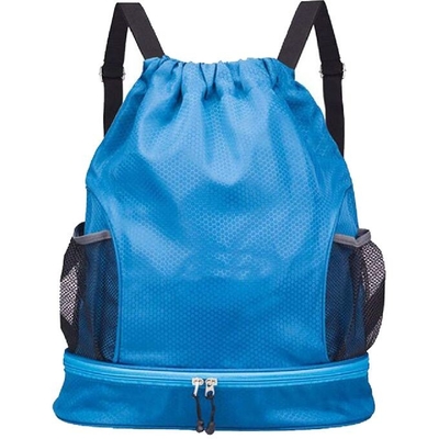 Рюкзак сумки пляжа мокрой сепарации Drawstring сухой с отсеком ботинка